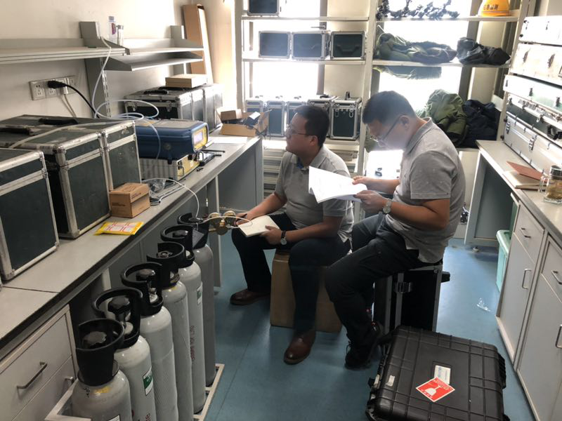 內蒙古環(huán)境監(jiān)測站地標現(xiàn)場驗證工作