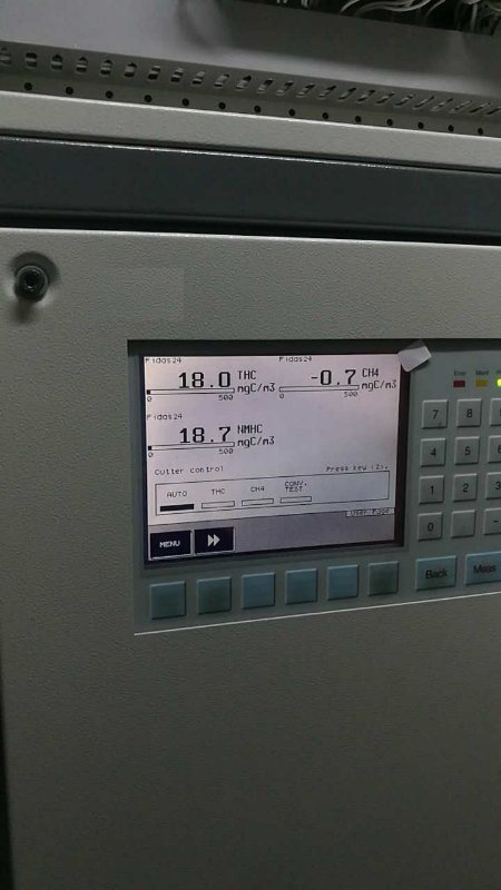 便攜式非甲烷總烴測試儀與在線儀器進行現場比對